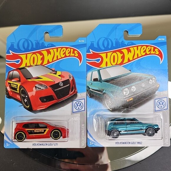 Volkswagen Golf GTI MK2 VW Hot Wheels New Sealed 19/250 68/250 - Picture 1 of 7